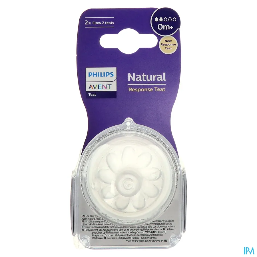 packshot van Philips Avent Natural 3.0 Zuigspeen 0m+ T2 1
