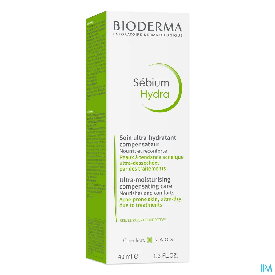 packshot van Bioderma Sebium Hydra Creme Tube 40 ml