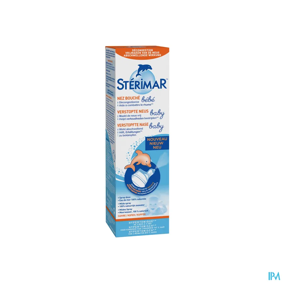 packshot van Sterimar Baby Hypertone Neusspray