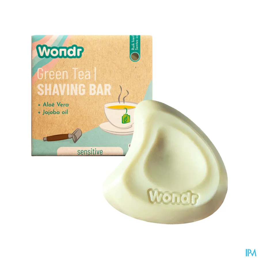 packshot van WONDR Shaving Bar Tea Time 85 g