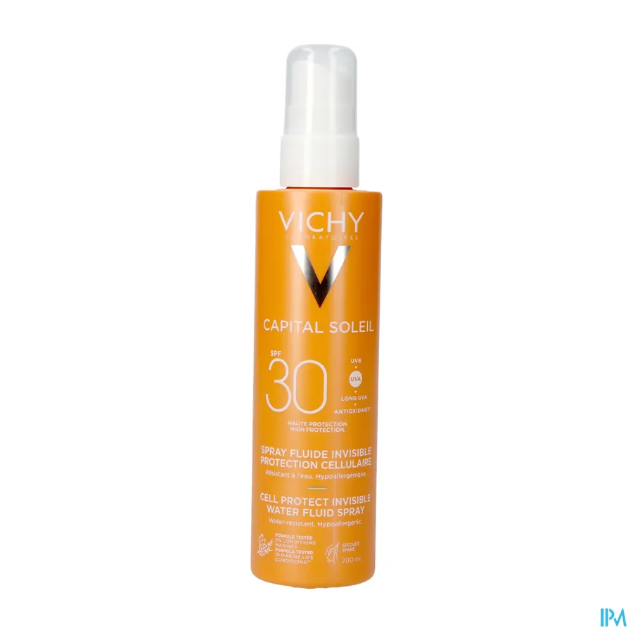 packshot van Cell protect fluide spray SPF 30 200 ml