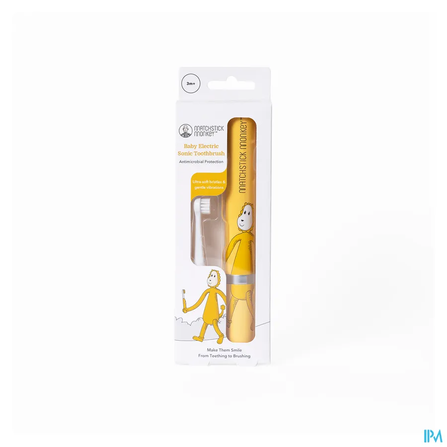 packshot van Matchstick Monkey Sonic Tandenborstel Leeuw