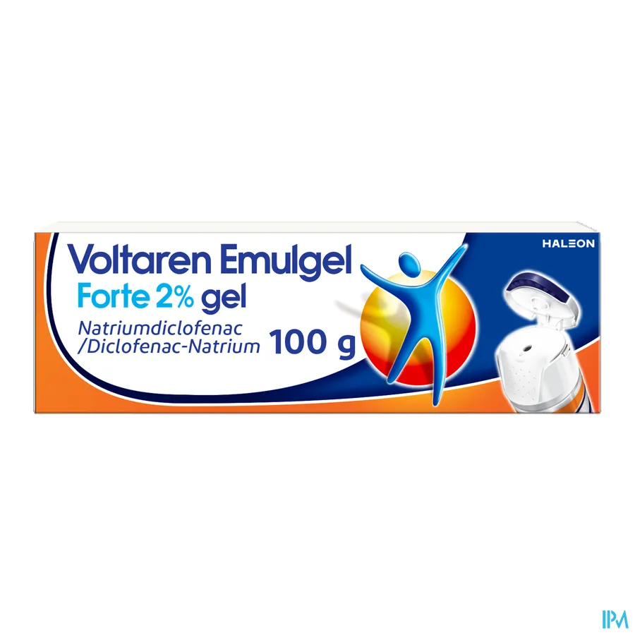 packshot van Voltaren Emulgel Forte 2% 100 g