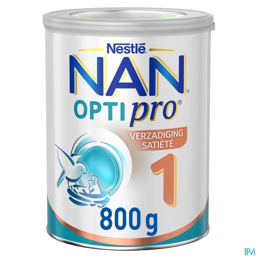 packshot van Nan Verzadiging 1 van 0-6 maanden Pot 800 g
