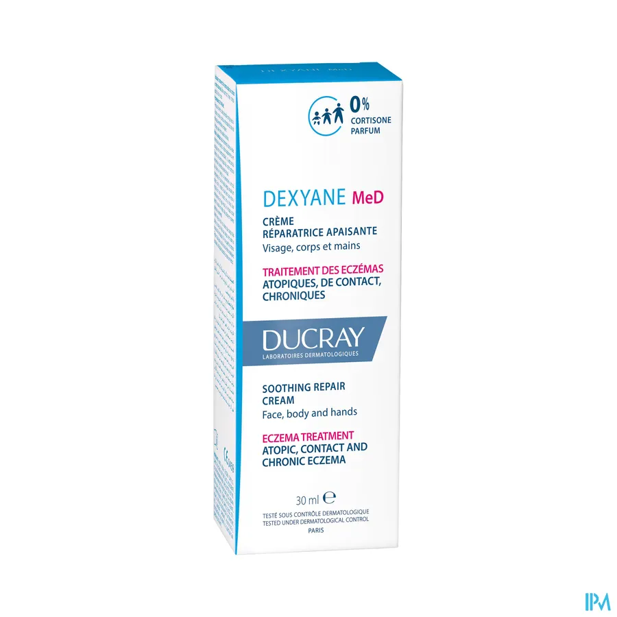 packshot van Ducray Dexyane MeD Herstellende Verzachtende Crème 30 ml