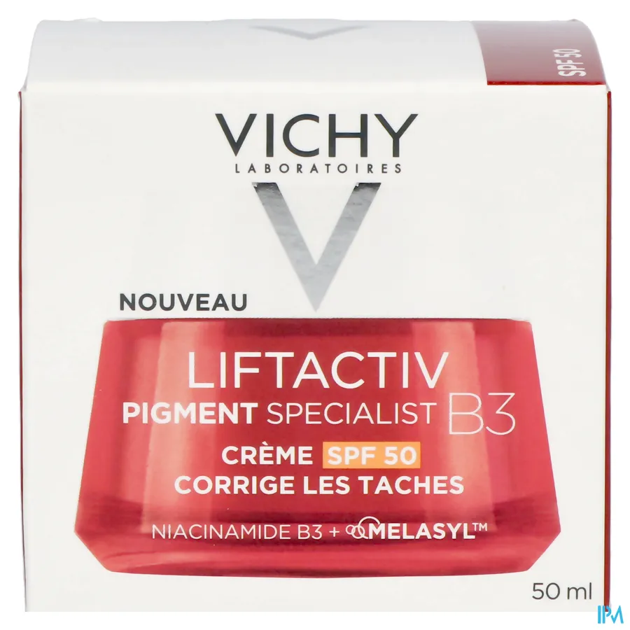 packshot van Vichy LiftActiv B3 Dagcrème tegen Pigmentvlekken SPF 50 50 ml